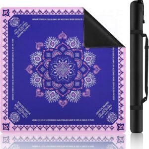 Ghouse 32.3''X32.3'' Mahjong Mat Non-Slip Noise Reduction - Purple